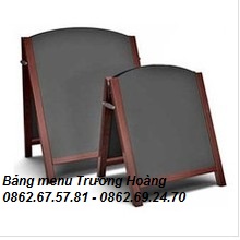 Bảng menu nhà hàng khung gỗ kích thước 700 x 1000 mm