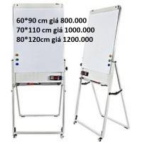 BÁN BẢNG FLIPCHART SILICON 3 CHÂN RÚT SẮT FB-33(KT: 800X1200MM)