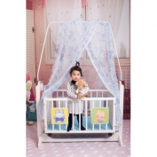 Nôi Gỗ Đại Juno (màu trắng )