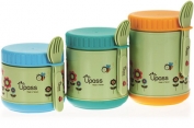 Hộp giữ ấm thức ăn không BPA có kèm thìa, dĩa (nĩa)