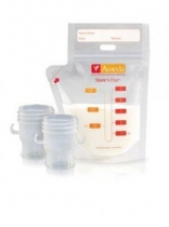Túi  trữ sữa Ameda (20 túi – 150ml) và 2 ống nối với máy hút sữa (Thụy Sĩ)