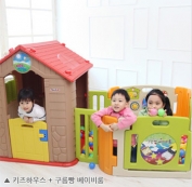 Nhà chơi cho bé kèm nhà banh có nhạc Hàn Quốc Haenim HN760-HNP734M