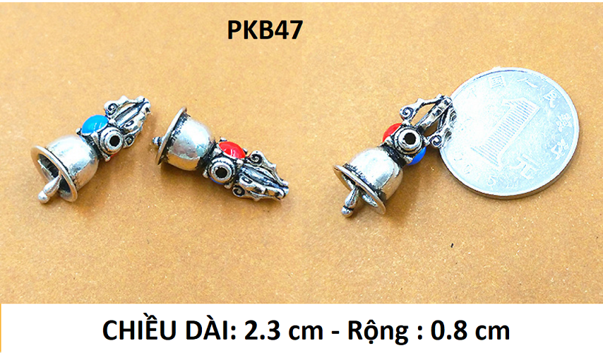 PHỤ KIỆN CHARM BẠC CHÙY KIM CANG - PKB47