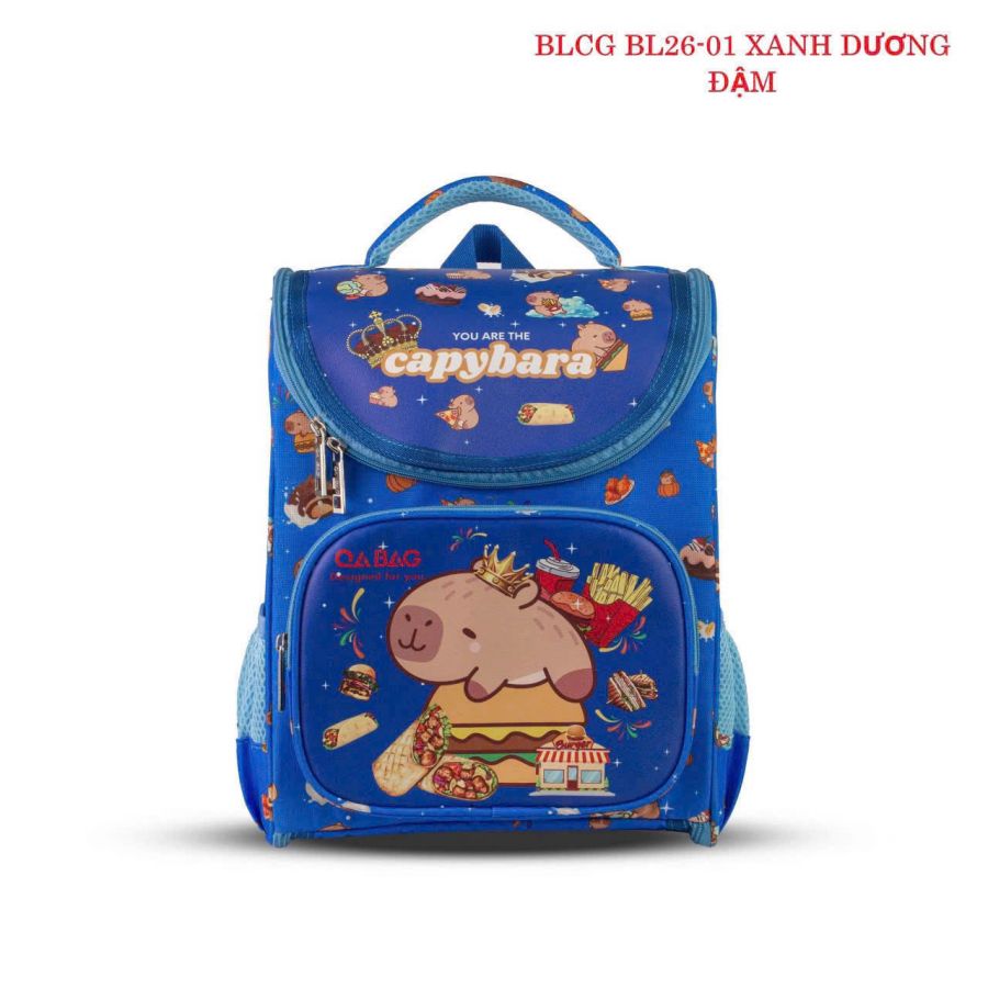 BA LÔ HỌC SINH CẤP 1 HÌNH CAPYBARA