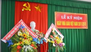 Trung tâm sát hạch mít tinh kỷ niệm ngày Nhà giáo Việt Nam 20-11