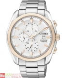 Đồng hồ Citizen Eco-Drive ca0024-55a chất liệu Titanium siệu nhẹ dành cho quý ông