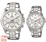 Đồng hồ đôi Casio EF-544D-7AV SHN-3013D-7AV