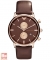 Đồng hồ Armani AR0387 dành cho nam - Mặt nâu dây da nâu