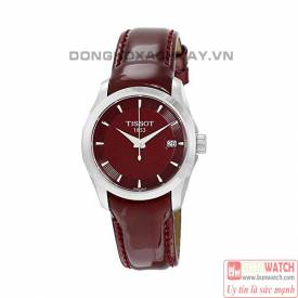 Tissot Couturier Lady Quartz T035.210.16.371.00 authentic đỏ quyến rũ