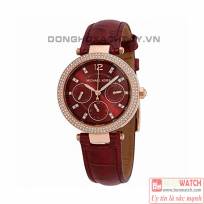 MICHAEL-KORS-MINI-PARKER-RED-DIAL-LAIES-WATCH-MK6451