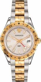 VERSACE HELLENYIUM GMT SWISS WATCH 42MM authentic