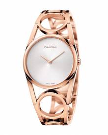 CALVIN KLEIN K5U2M646 Round Silver Dial Ladies Watch authentic