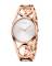 CALVIN KLEIN K5U2M646 Round Silver Dial Ladies Watch authentic