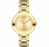 MOVADO BOLD GOLD DIAL LADIES WATCH 3600382 Authentic