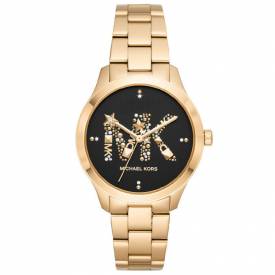 MICHAEL KORS MK6682 RUNWAY BLACK Authentic