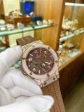 Hublot BigBang Bezel Diamond Chocolate Dial  301.PC.1007.RX.114