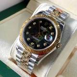 Rolex Datejust 116234-001 Mặt Số Xà Cừ Đen Cọc Số Diamond