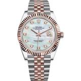 Rolex Datejust II M126331 mặt khảm trai trắng