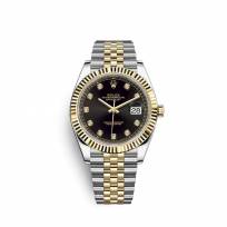 Rolex-Datejust-Black-Diamond-Dial-Stee-Yellow-Gold-Jubilee-12633BKDJ