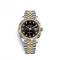 Rolex Datejust Black Diamond Dial Stee Yellow Gold Jubilee 12633BKDJ