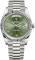 ROLEX Day-Date White Gold Olive Green Roman 228239-0033