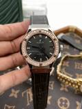 HUBLOT Classic Fussion Benzel Diamond Moissanite Rose Gold Unisex 565.ox.1181.lr.1701