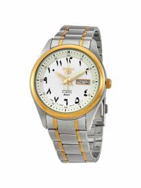 Seiko 5 Arabic Dial Automatic White Dial SNKP22J1