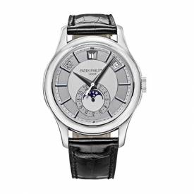 Patek Philippe Pre-Owned Annual Calendar White Gold Men’s Watch 5205G-001