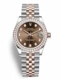 Rolex DateJust Oystersteel and Everose Gold MOP Bezel 278381-0028