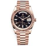 Rolex Day-Date Everose Gold Eisenkiesel Dial 228345-0016
