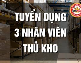 TUYỂN DỤNG 3 NHÂN VIÊN THỦ KHO