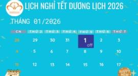 Lịch Nghỉ Tết Dương Lịch 2026 Kingmeat - Nguyên Hà Food