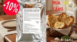 Khuyến Mãi Mua 10 Tặng 1 Xốt Hương Vị Bơ Tỏi Kewpie