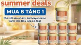 Khuyến Mãi Chào Hè Mua 8 Tặng 1 Xốt Mayonnaise Dành Cho Đầu Bếp