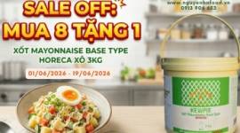 Ưu Đãi Mùa Hè Mua 8 Tặng 1 Xốt Mayonnaise Base Type Horeca Kewpie
