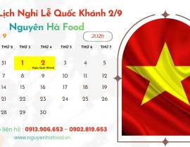 Lịch Nghỉ Lễ Quốc Khánh Ngày 02 Tháng 09 Năm 2026