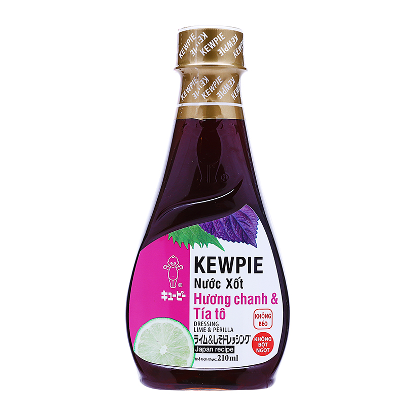NƯỚC XỐT HƯƠNG CHANH VÀ TÍA TÔ KEWPIE (ĐÓNG CHAI 210ml)