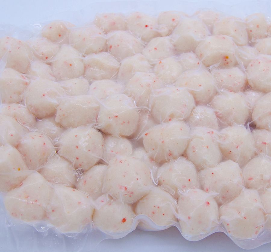 CHẢ CÁ VIÊN HƯƠNG CUA - CRAB BALL (GÓI 500GR- KHOẢNG 7GR/VIÊN)