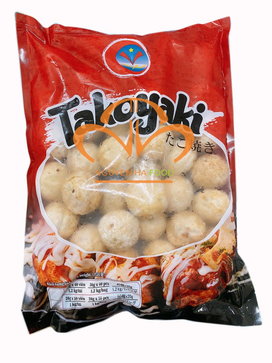 Bánh nhân bạch tuộc Takoyaki – 1kg/gói