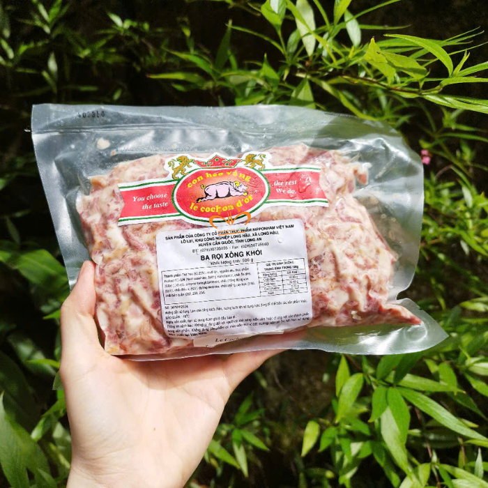 BA RỌI XÔNG KHÓI VỤN - LARDON - SMOKED BACON