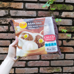 Bánh Bao Nhân Thịt Heo Trứng Cút CP