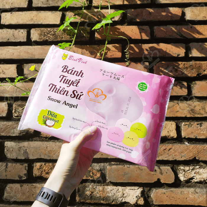 Bánh Tuyết Thiên Sứ Vị Dừa