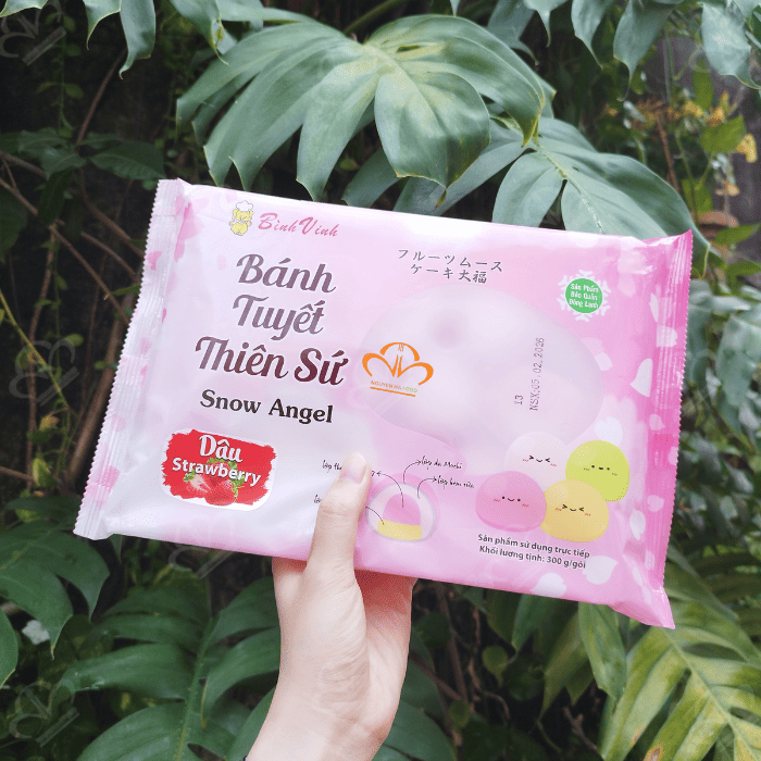 Bánh Tuyết Thiên Sứ Vị Dâu